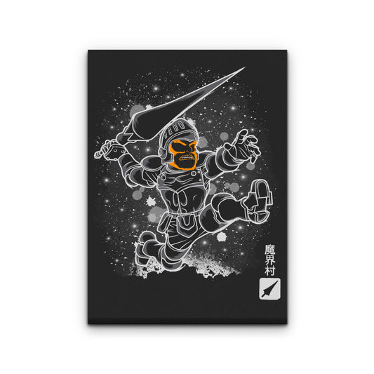 The Silver Knight - Canvas Print