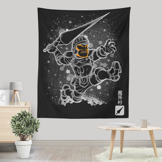 The Silver Knight - Wall Tapestry