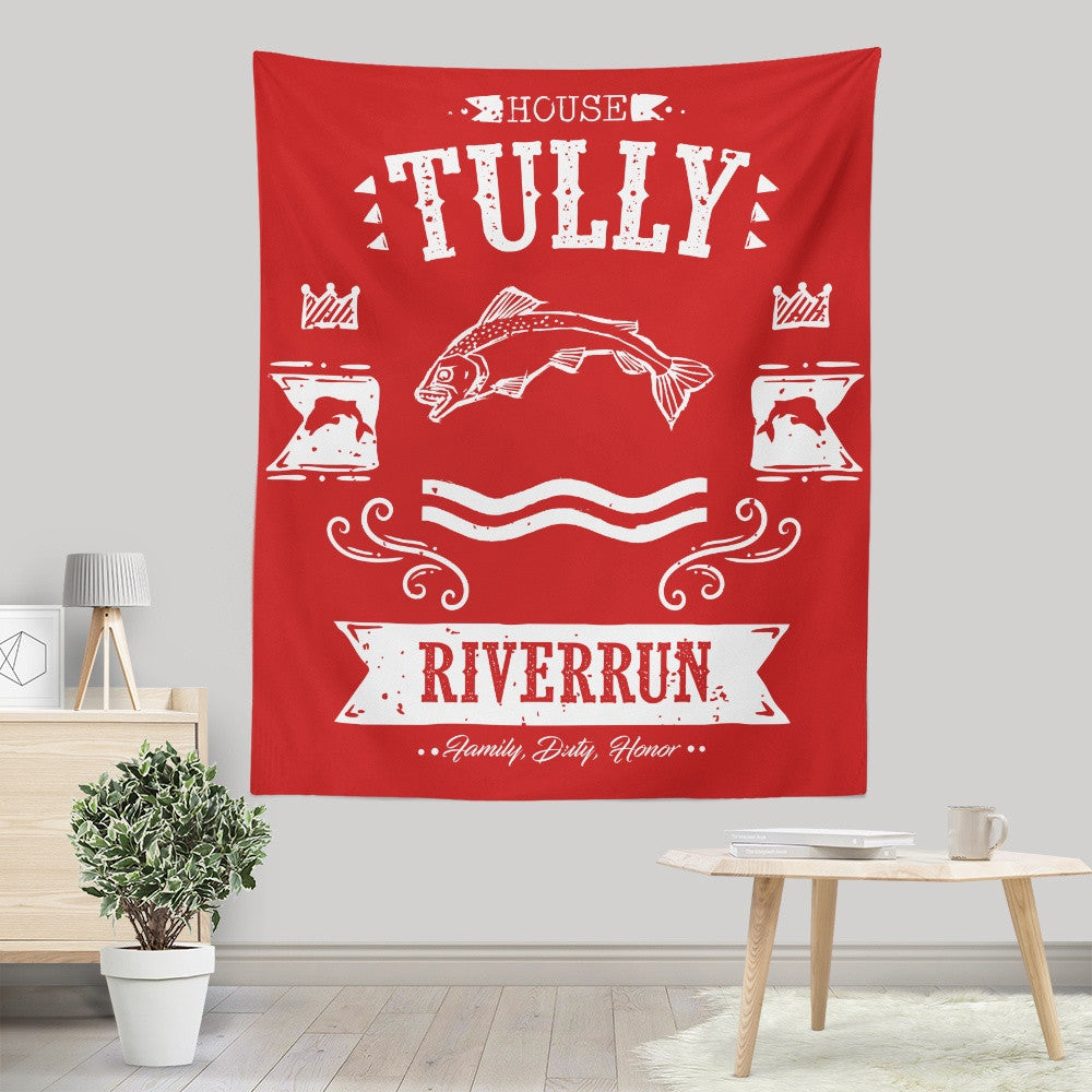 The Silver Trout - Wall Tapestry