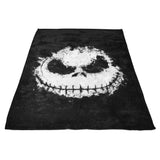 The Skeleton Grin - Fleece Blanket