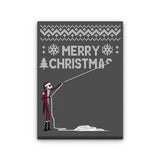 The Skeleton Who Stole Christmas - Canvas Print