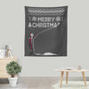The Skeleton Who Stole Christmas - Wall Tapestry