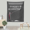 The Skeleton Who Stole Christmas - Wall Tapestry