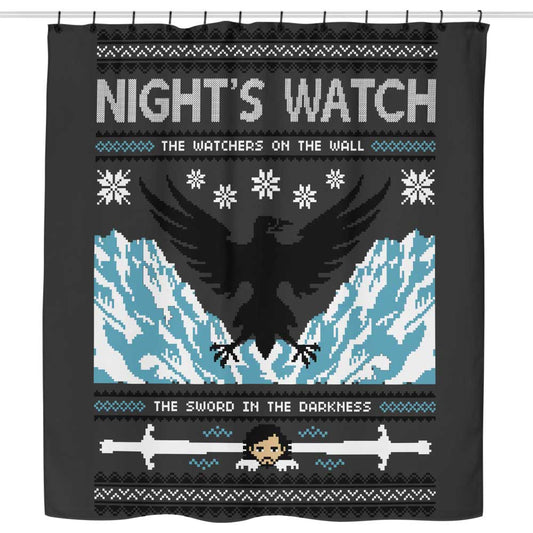 The Sweater in the Darkness - Shower Curtain