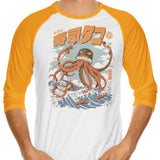 The Tako Sushi - 3/4 Sleeve Raglan T-Shirt