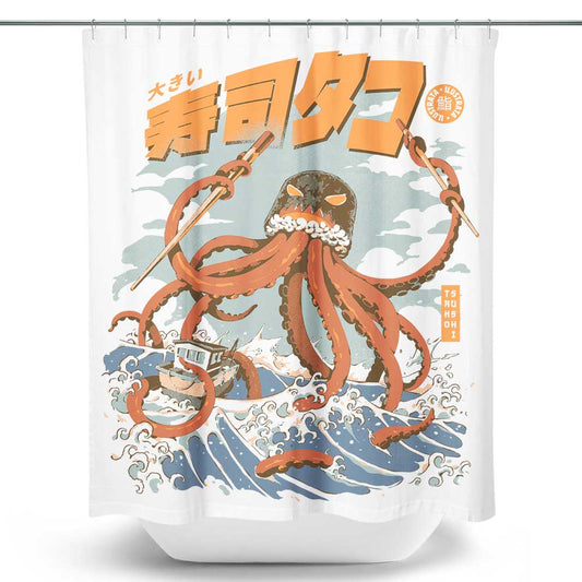 The Tako Sushi - Shower Curtain