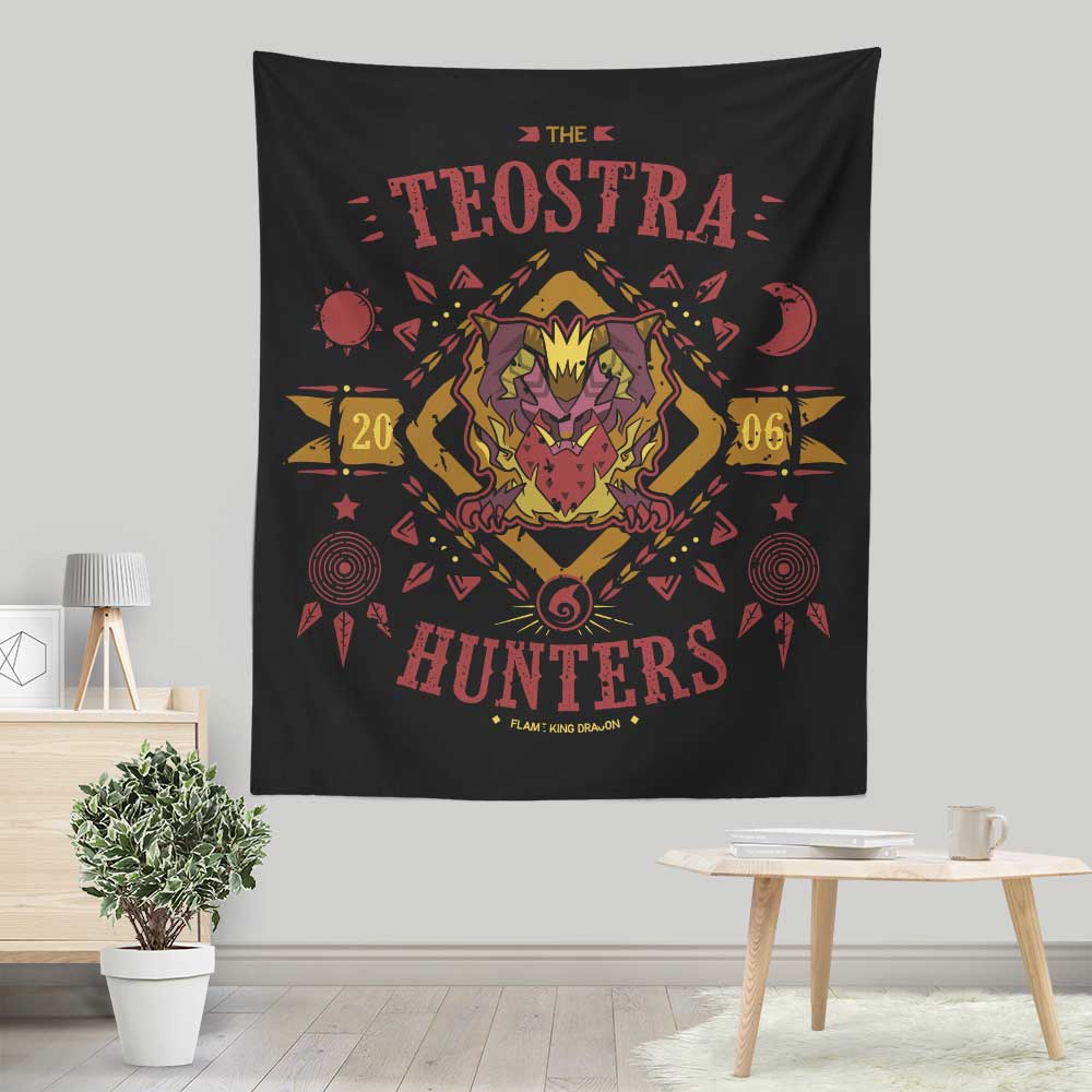 The Teostra Hunters - Wall Tapestry