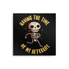 The Time of My Afterlife - Metal Print
