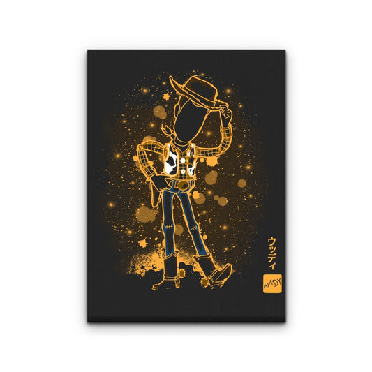 The Toy Cowboy - Canvas Print