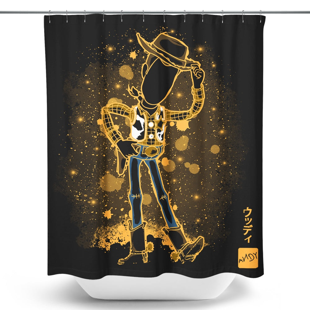 The Toy Cowboy - Shower Curtain