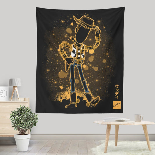 The Toy Cowboy - Wall Tapestry