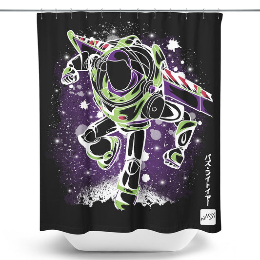The Toy Space Ranger - Shower Curtain