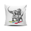 The Ultimate Dino Battle - Throw Pillow