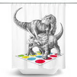 The Ultimate Dino Battle - Shower Curtain