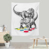 The Ultimate Dino Battle - Wall Tapestry