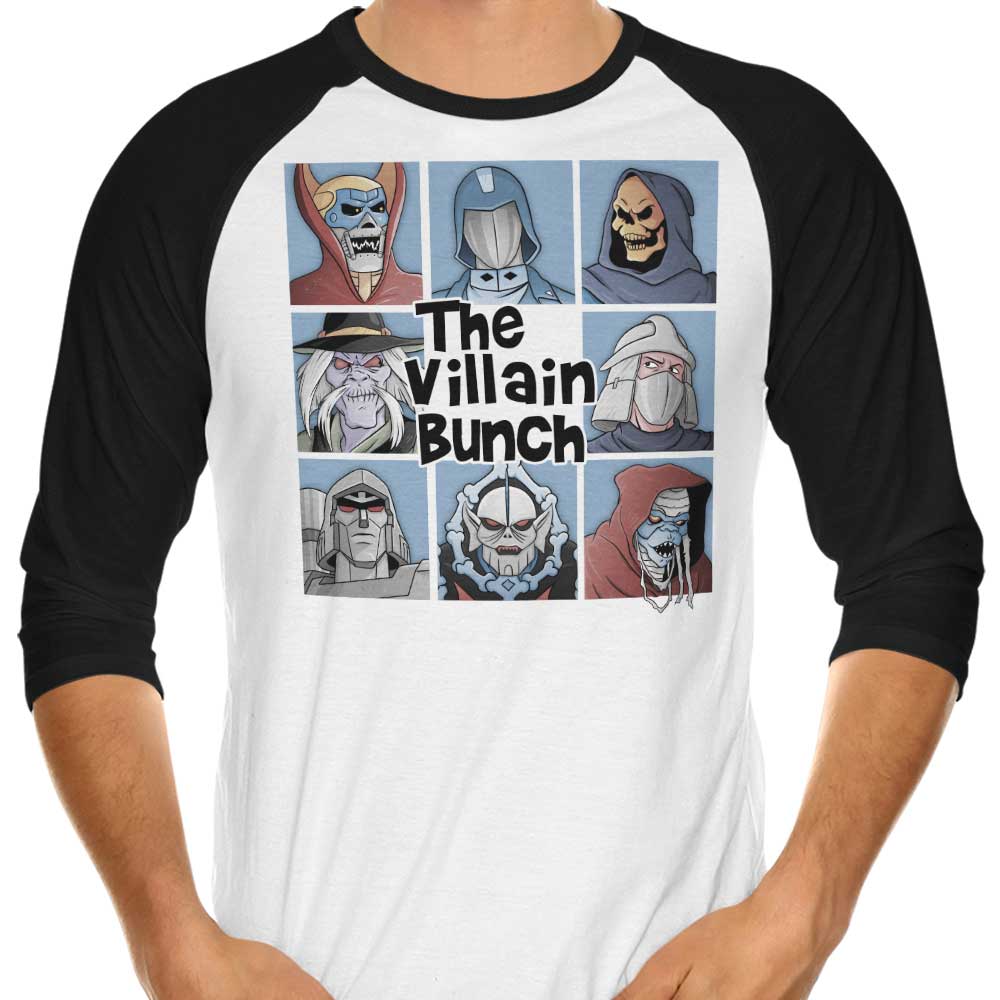 The Villain Bunch - 3/4 Sleeve Raglan T-Shirt