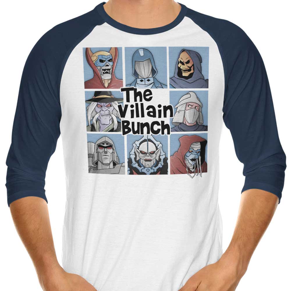 The Villain Bunch - 3/4 Sleeve Raglan T-Shirt