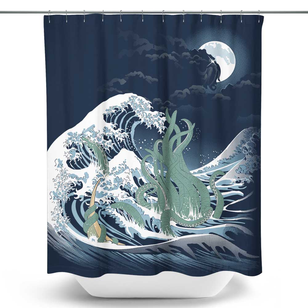 The Wave of R'lyeh - Shower Curtain