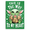 The Way to the Heart - Metal Print