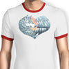 The Wild Heart Howls - Ringer T-Shirt