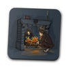 The Witch in the Fireplace - Coasters