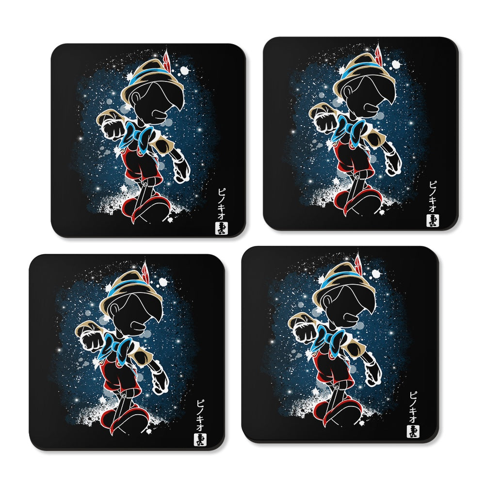 The Wooden Boy - Coasters