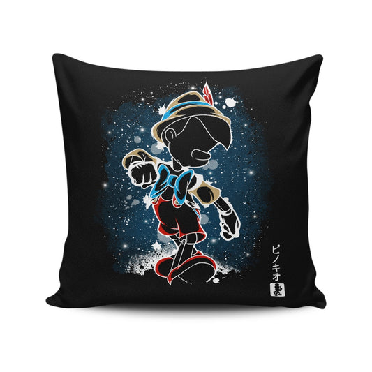 The Wooden Boy - Throw Pillow