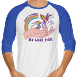 There it Goes - 3/4 Sleeve Raglan T-Shirt