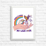 There it Goes - Posters & Prints