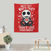 There's Love Everywhere - Wall Tapestry
