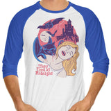 They Feed at Midnight - 3/4 Sleeve Raglan T-Shirt
