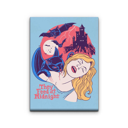 They Feed at Midnight - Canvas Print