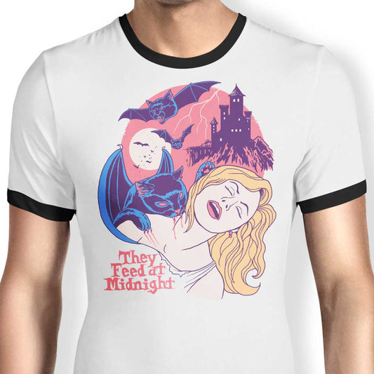 They Feed at Midnight - Ringer T-Shirt
