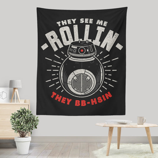 They See Me Rollin' - Wall Tapestry