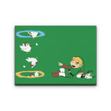 Thinking With Chickens - Canvas Print