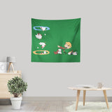 Thinking With Chickens - Wall Tapestry