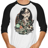 This Girl Can Fight - 3/4 Sleeve Raglan T-Shirt
