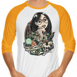 This Girl Can Fight - 3/4 Sleeve Raglan T-Shirt