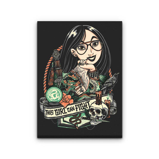 This Girl Can Fight - Canvas Print