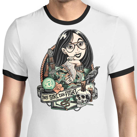 This Girl Can Fight - Ringer T-Shirt