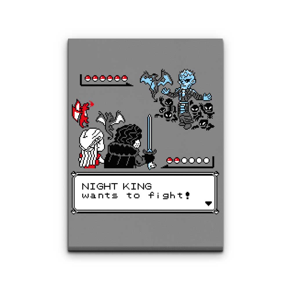 Throne Battle II - Canvas Print