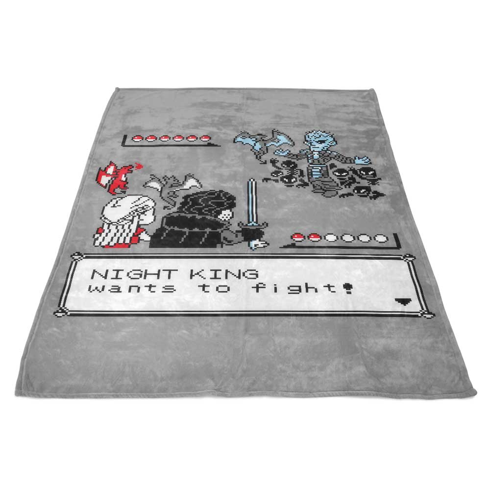 Throne Battle II - Fleece Blanket