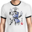 Thunder God Sumi-e - Ringer T-Shirt