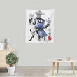 Thunder God Sumi-e - Wall Tapestry