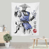Thunder God Sumi-e - Wall Tapestry