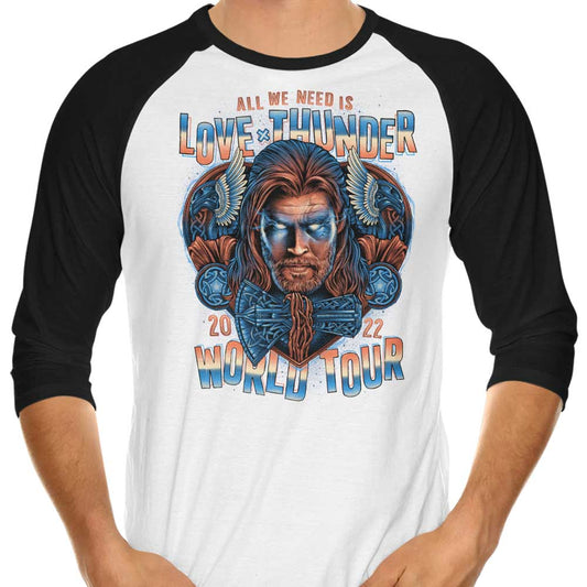 Thunder World Tour - 3/4 Sleeve Raglan T-Shirt