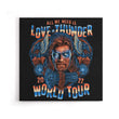 Thunder World Tour - Canvas Print