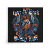 Thunder World Tour - Canvas Print