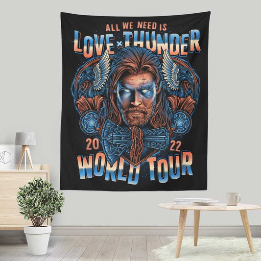 Thunder World Tour - Wall Tapestry