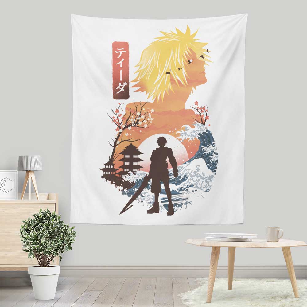Tidus Ukiyo-e - Wall Tapestry